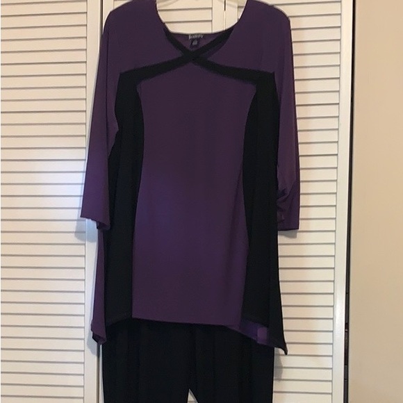 Roaman’s 2 Piece Pants and Top - Picture 2 of 6